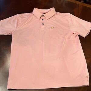 Jack Nicklaus Men's Salmon Polo Shirt with Chest Pocket